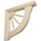 Ekena Millwork 1 1/2"W x 7"D x 7"H Andrea Wagon Wheel Bracket, Rubberwood BKT01X07X07ADRW - alternate 1